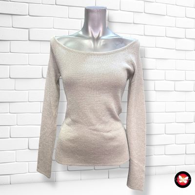 **HOY** Jersey de manga larga escote barco con lurex Talla S/M