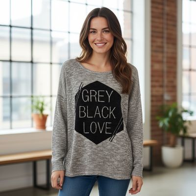Jersey de manga larga con lurex GINA Talla 36