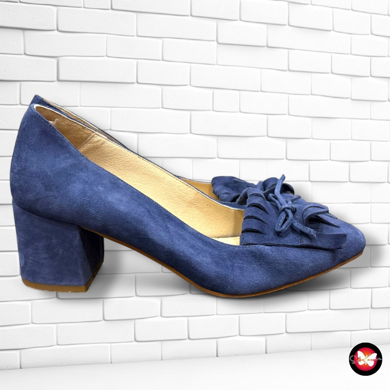 **HOY** Zapatos de ante con lazo T37
