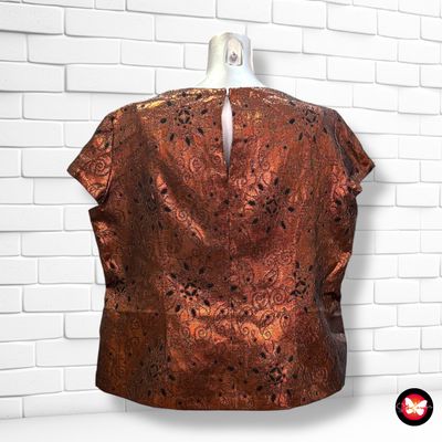 **HOY** Blusa de noche tipo brocado Talla XXL