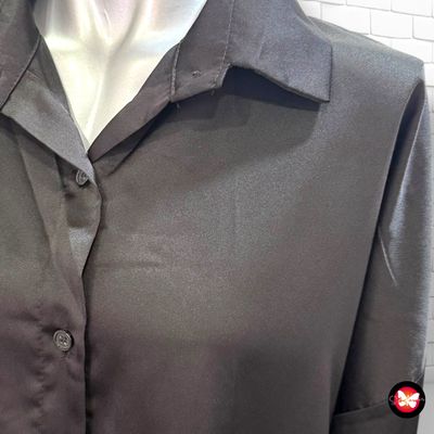**HOY** Camisa de manga larga satinada Talla XXL
