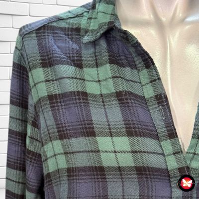 **HOY** Camisa de manga larga de cuadros HOLLISTER Talla M (grande)