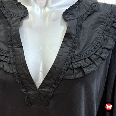 **HOY** Camiseta de manga larga con volantito VOTRE MODE Talla 50/52