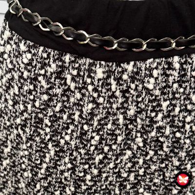 **HOY** Falda de punto con brillo Talla S
