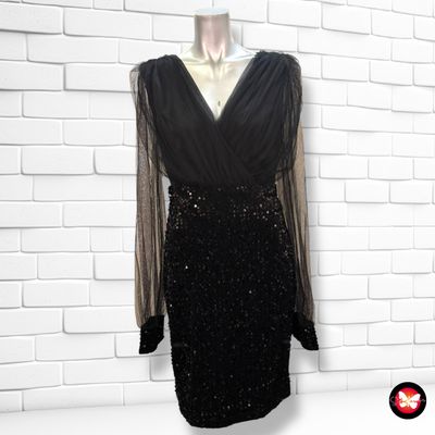 **HOY** Vestido de noche con tul CBR Talla XL (pequeña)