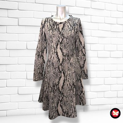 **HOY** Vestido de entretiempo estampado serpiente CASUAL LADIES Talla S