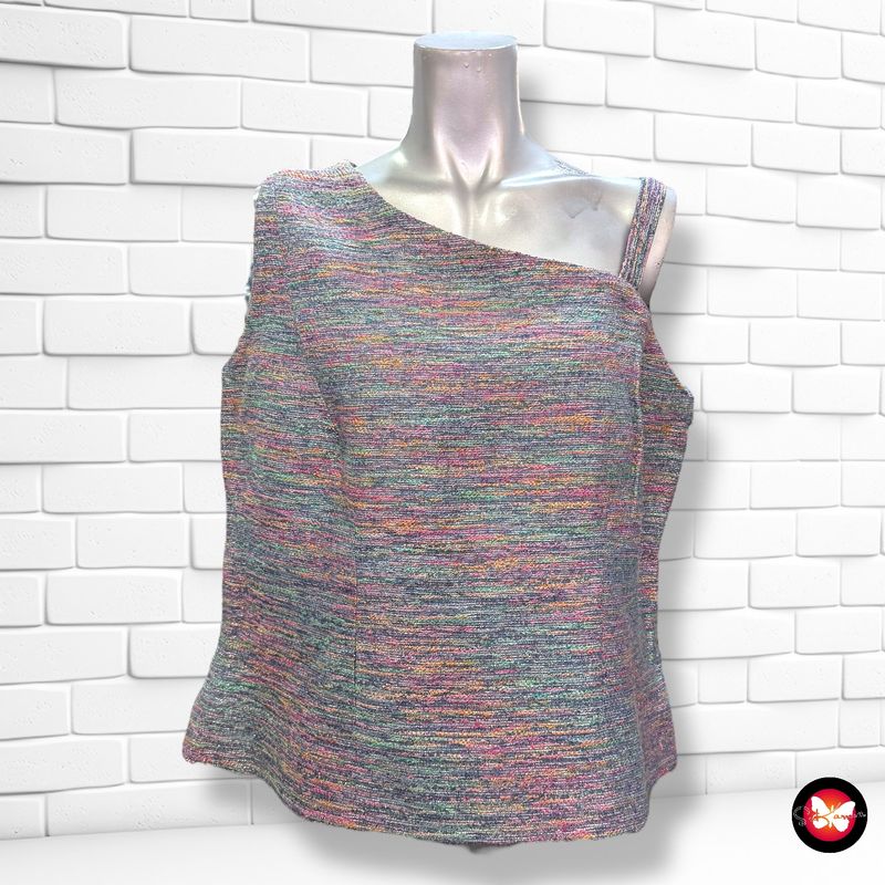 **HOY** Blusa de noche escote asimétrico Talla L/XL