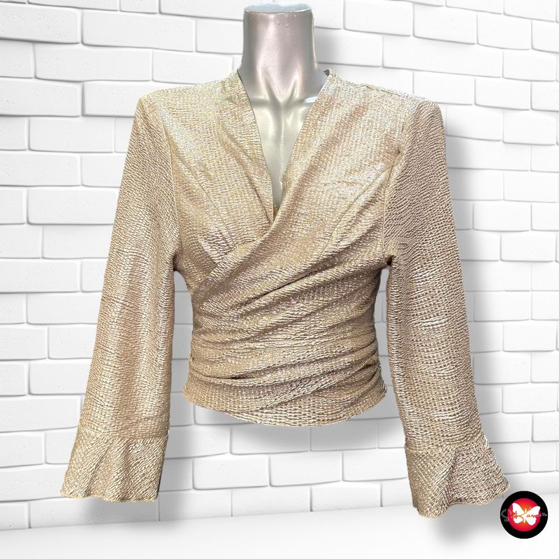 **HOY** Blusa cruzada de noche Talla 44