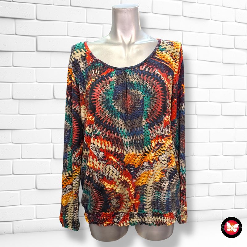 **HOY** Blusa de manga larga estampada NED Talla M (grande)