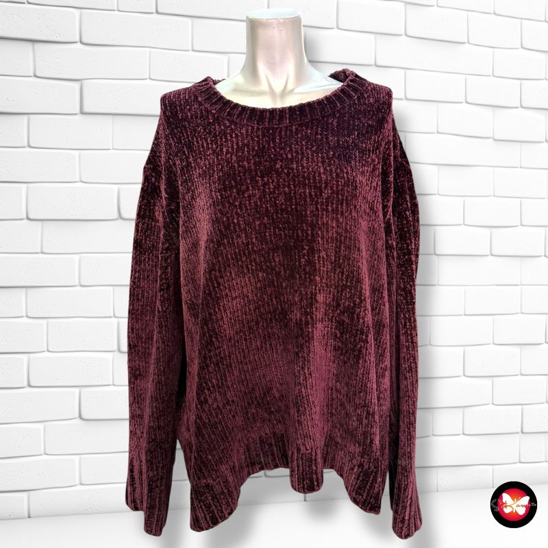 **HOY** Jersey de manga larga de lana de terciopelo Talla XXL
