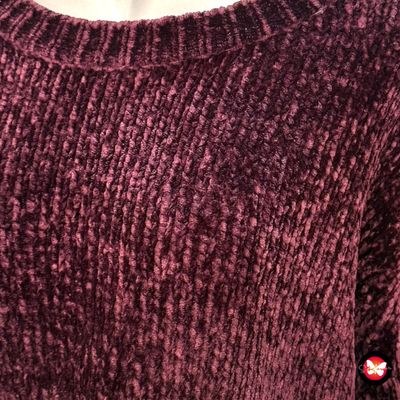 **HOY** Jersey de manga larga de lana de terciopelo Talla XXL