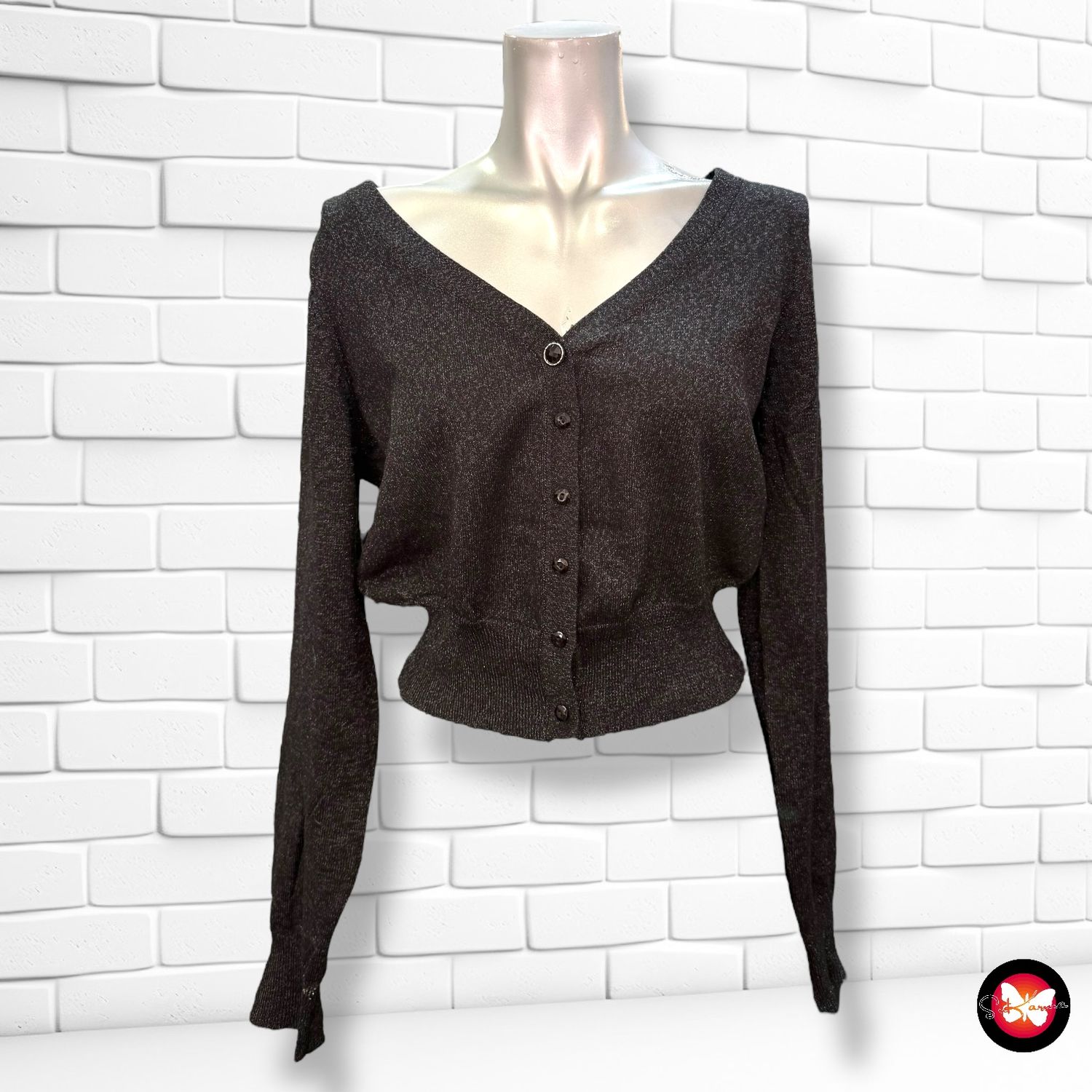 **HOY** Chaqueta de punto con lurex PAGE ONE Talla L