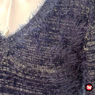 **HOY** Jersey de manga larga peludito con lurex Talla S