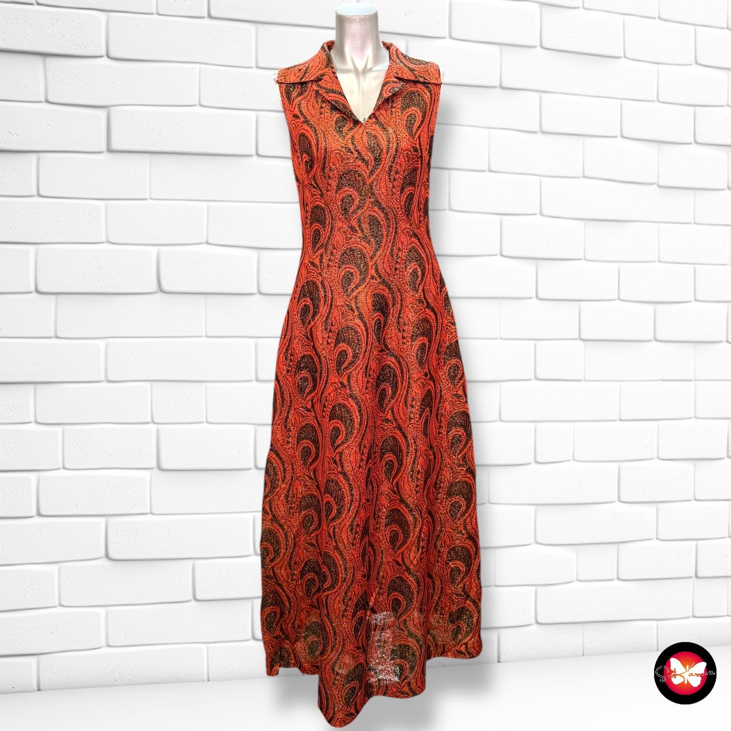 **HOY** Vestido largo de noche con lurex Talla S