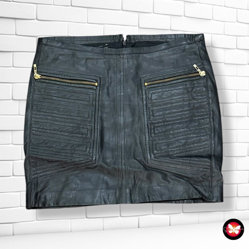 **HOY** Falda de piel MANGO Talla 36