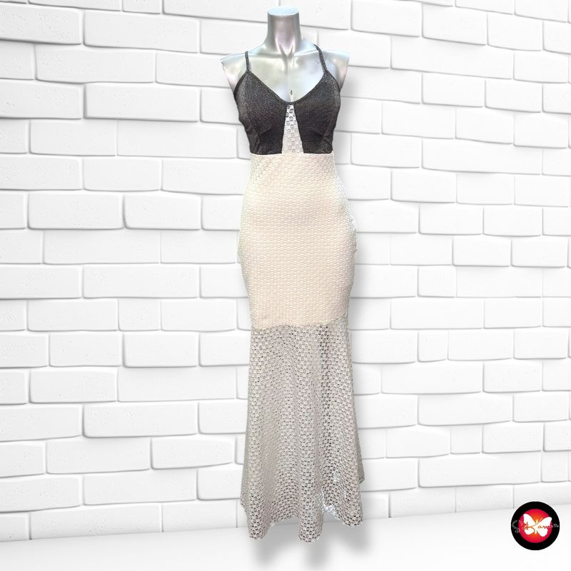 **HOY** Vestido largo con corpiño de lurex Talla S