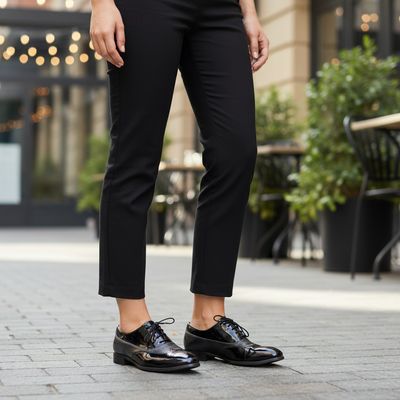 **HOY** Zapatos oxford acharolados T37