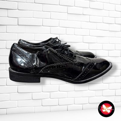 Zapatos oxford acharolados T38,5 (UK5,5)