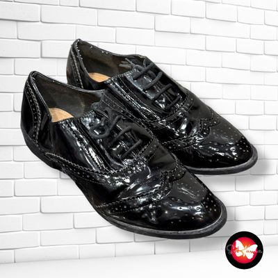 **HOY** Zapatos oxford acharolados T38,5 (UK5,5)