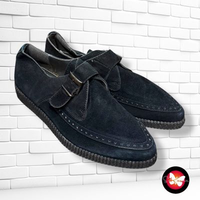 **HOY** Zapatos de ante con hebilla T39