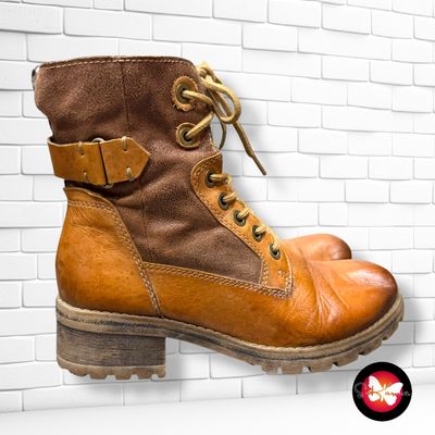 Botines de piel con borreguito TAMARIS T37