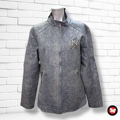 **HOY** Cazadora de piel sintética efecto vaquero Talla 2XL (pequeña)