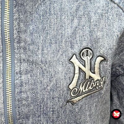 **HOY** Cazadora de piel sintética efecto vaquero Talla 2XL (pequeña)