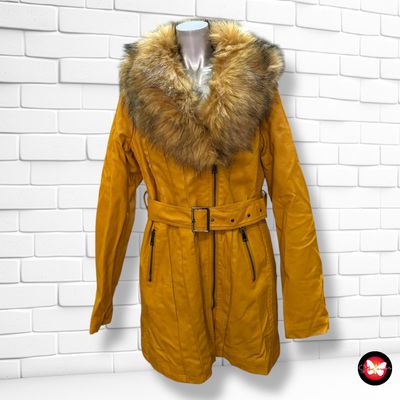 **HOY** Chaquetón de piel sintético y pelo Talla M/L