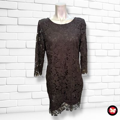 **HOY** Vestido de noche de encaje y espada abierta PULL&amp;BEAR Talla M