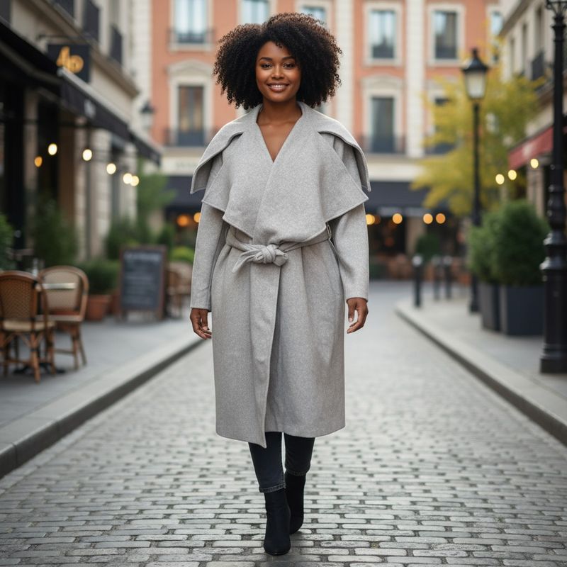 Abrigo de paño Talla XL