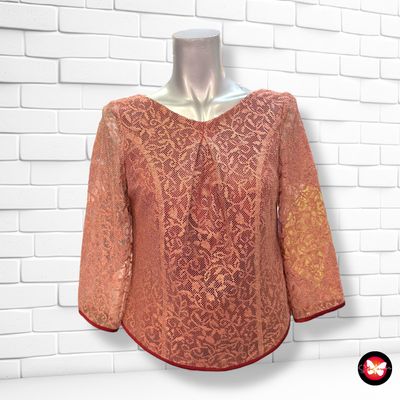 Blusa de noche con encaje Talla 40 (pequeña)