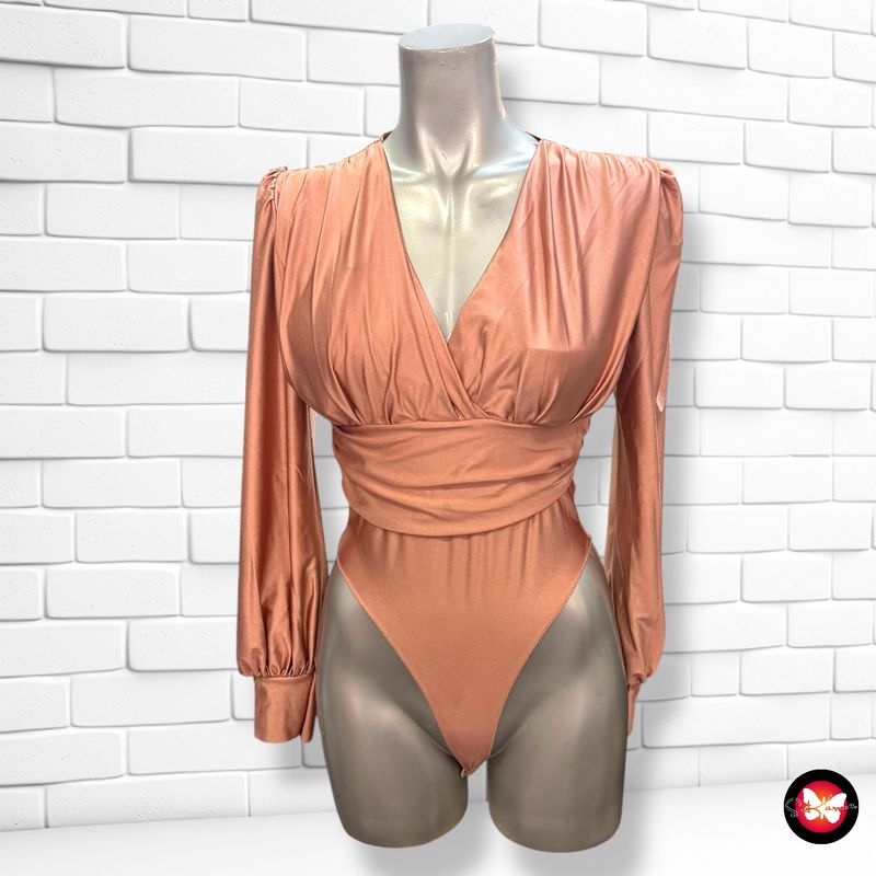 Body de noche con drapeados Talla Única