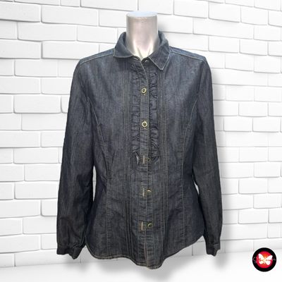 **HOY** Camisa de manga larga vaquera JACQUELINE RIU Talla 40