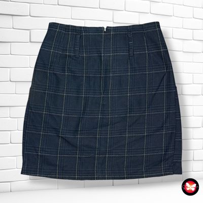 Falda de paño de cuadros CAMAÏEU Talla S/M