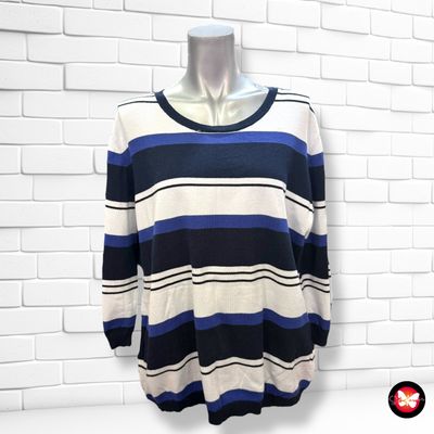 **HOY** Jersey de manga corta de rayitas MARK ADAM Talla XL
