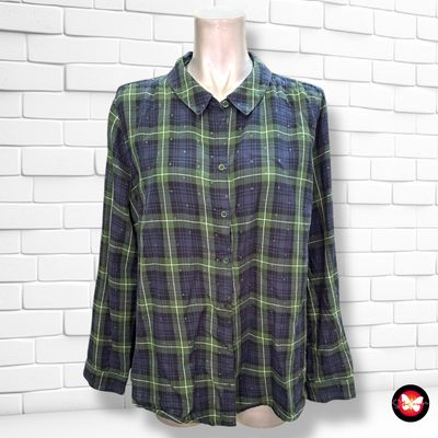 Camisa de manga larga de cuadros CECIL Talla XL