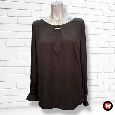 **HOY** Blusa de manga larga con detalle al cuello COMMA, Talla 36 (grande)