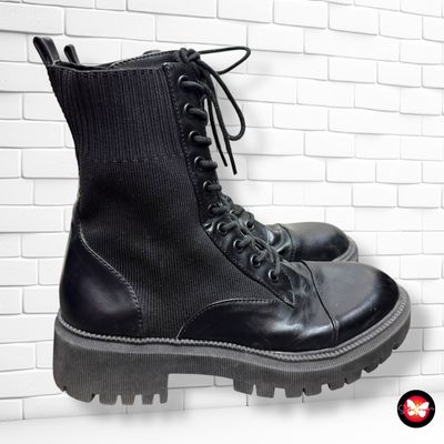 Botines tipo militares de punto T39