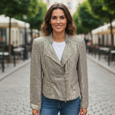 Chaqueta de noche tipo biker GERRY WEBER Talla 36