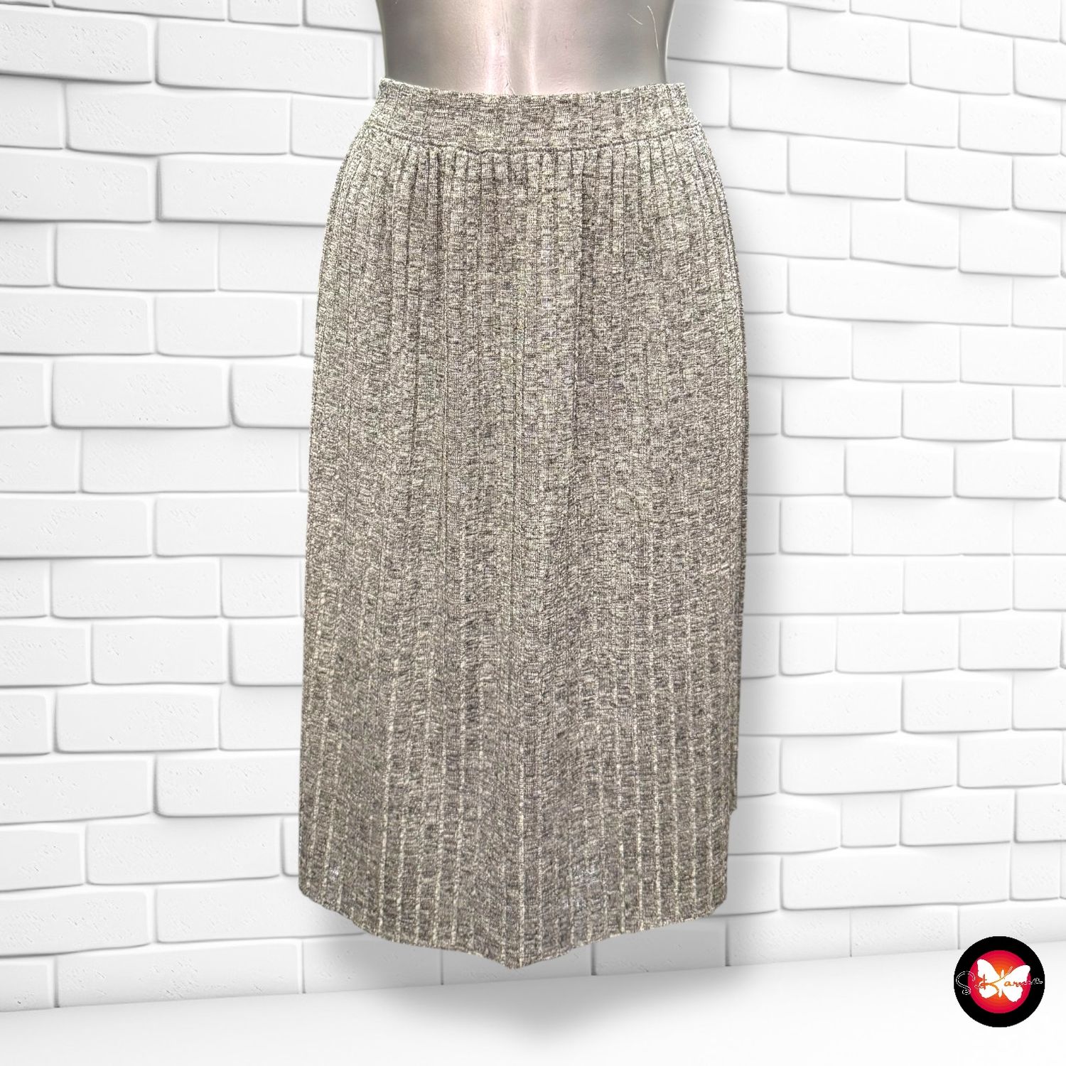 **HOY** Falda de punto con lurex SHANA Talla L