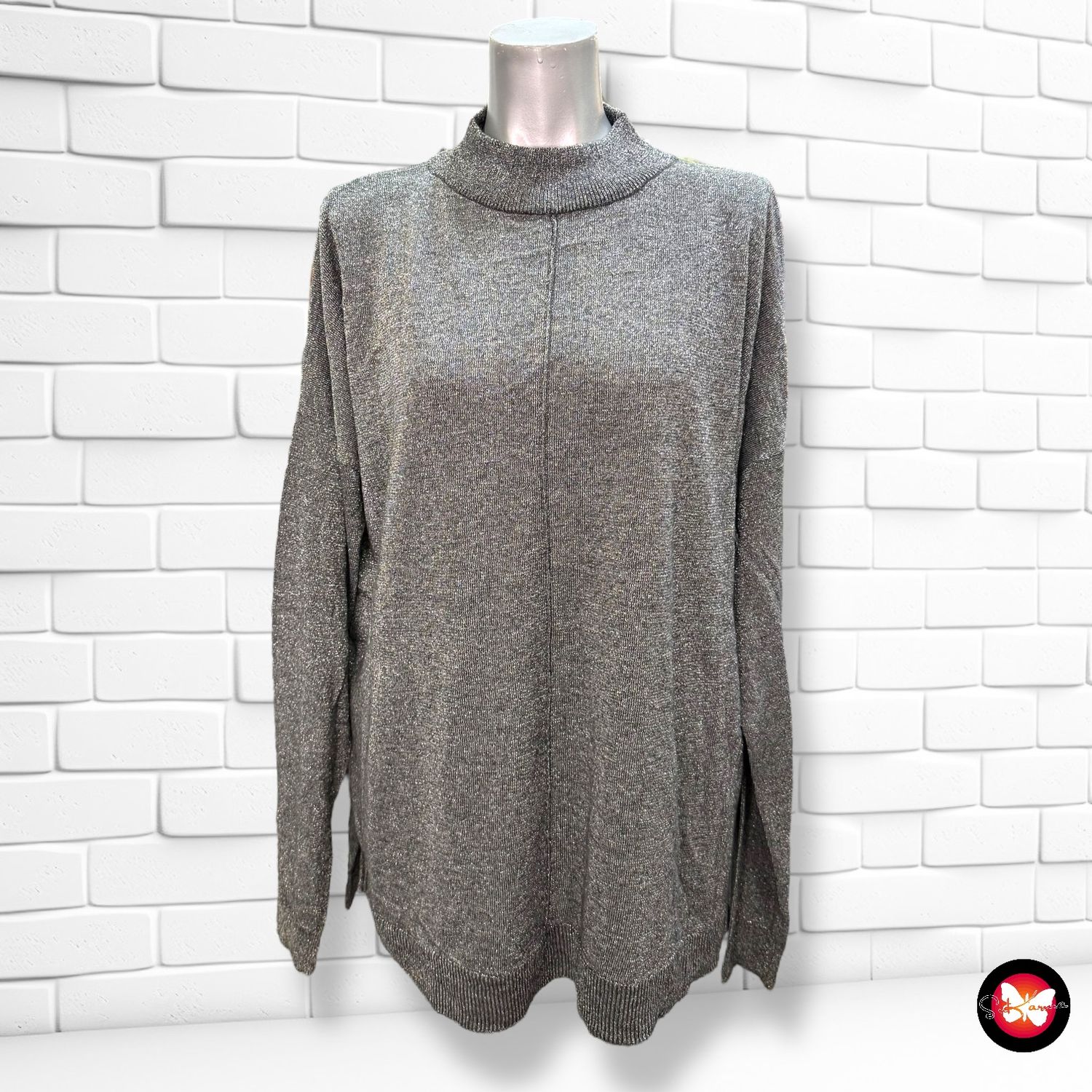 **HOY** Jersey de manga larga con lurex ATMOSPHERE Talla 44