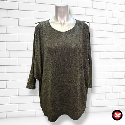 **HOY** Jersey corte mariposa de lurex PUNTO ROMA Talla L