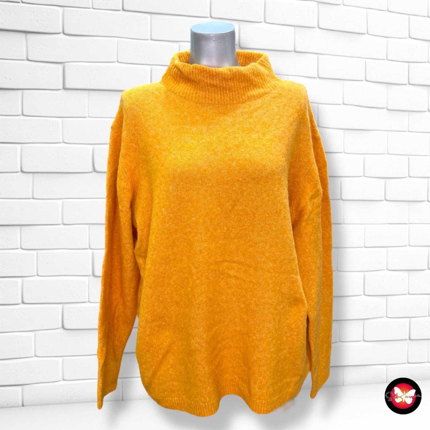 **HOY** Jersey de manga larga y cuello alto GREEN ICE Talla XL