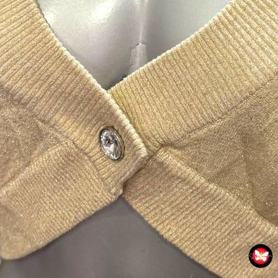Chaqueta torera de punto con lurex Talla S/M