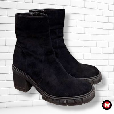 Botines de tacón tipo ante MEERY SCOTT T41