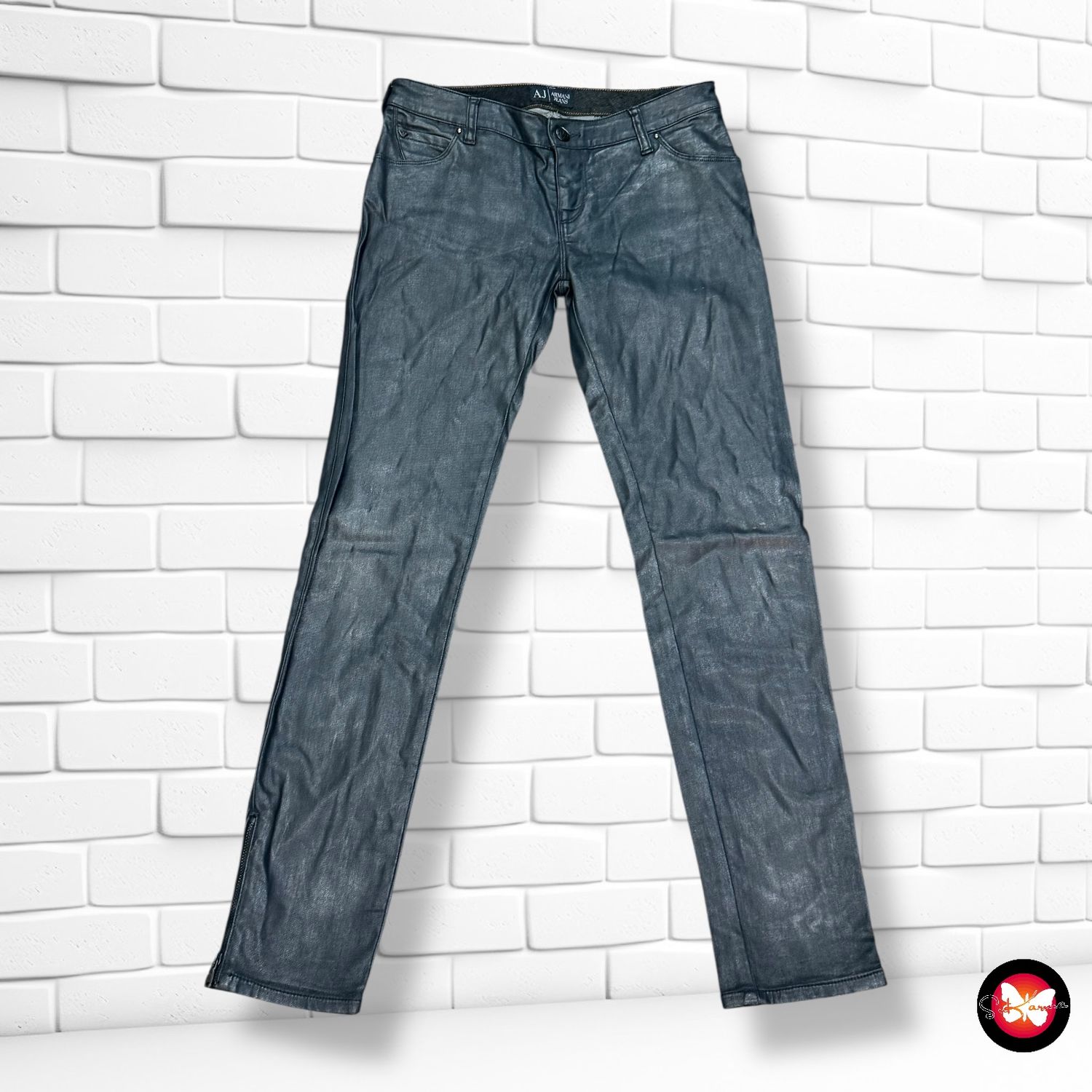 Pantalón vaquero engomado ARMANI JEANS Talla S/M (W27)