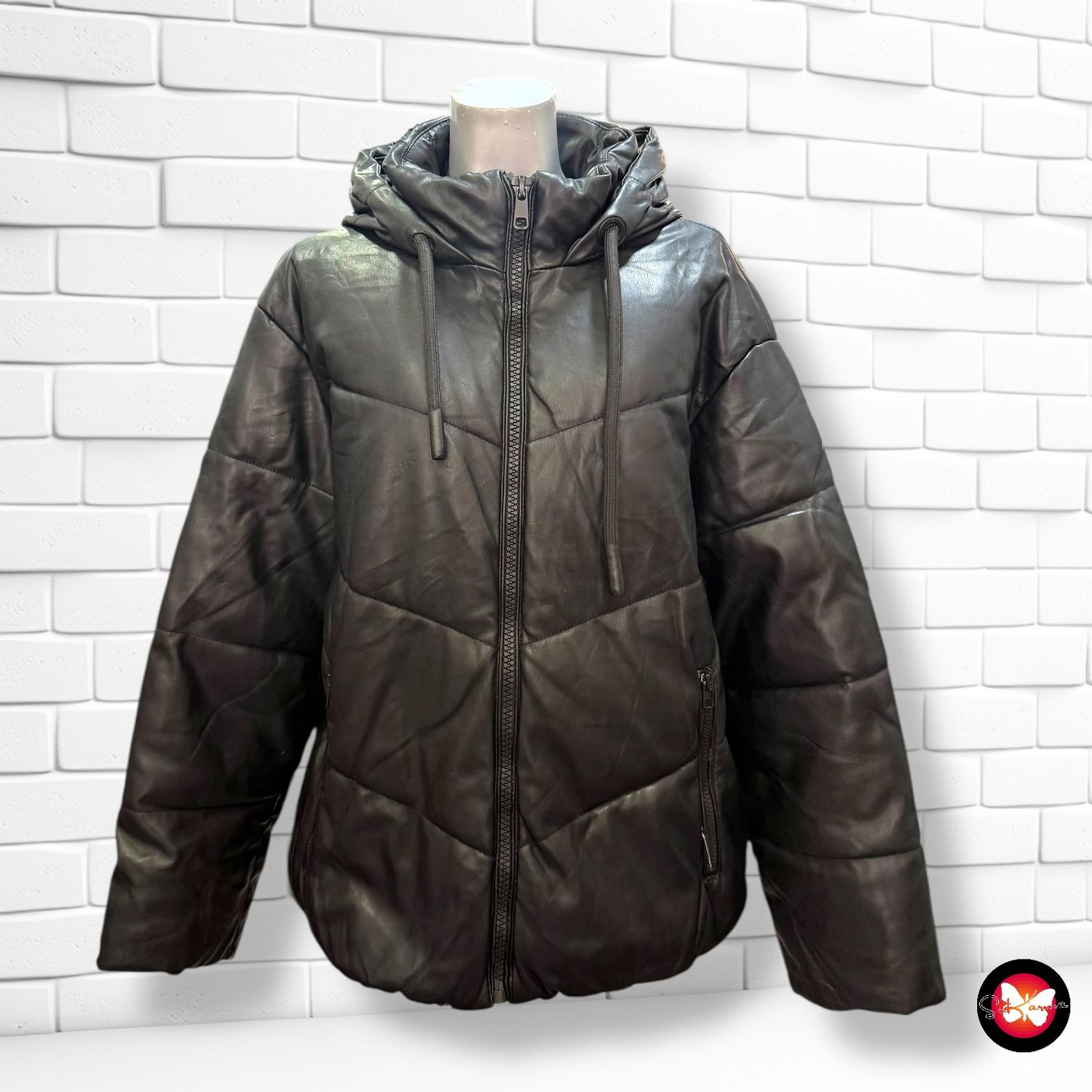 Cazadora de piel sintética acolchada LEFTIES Talla L