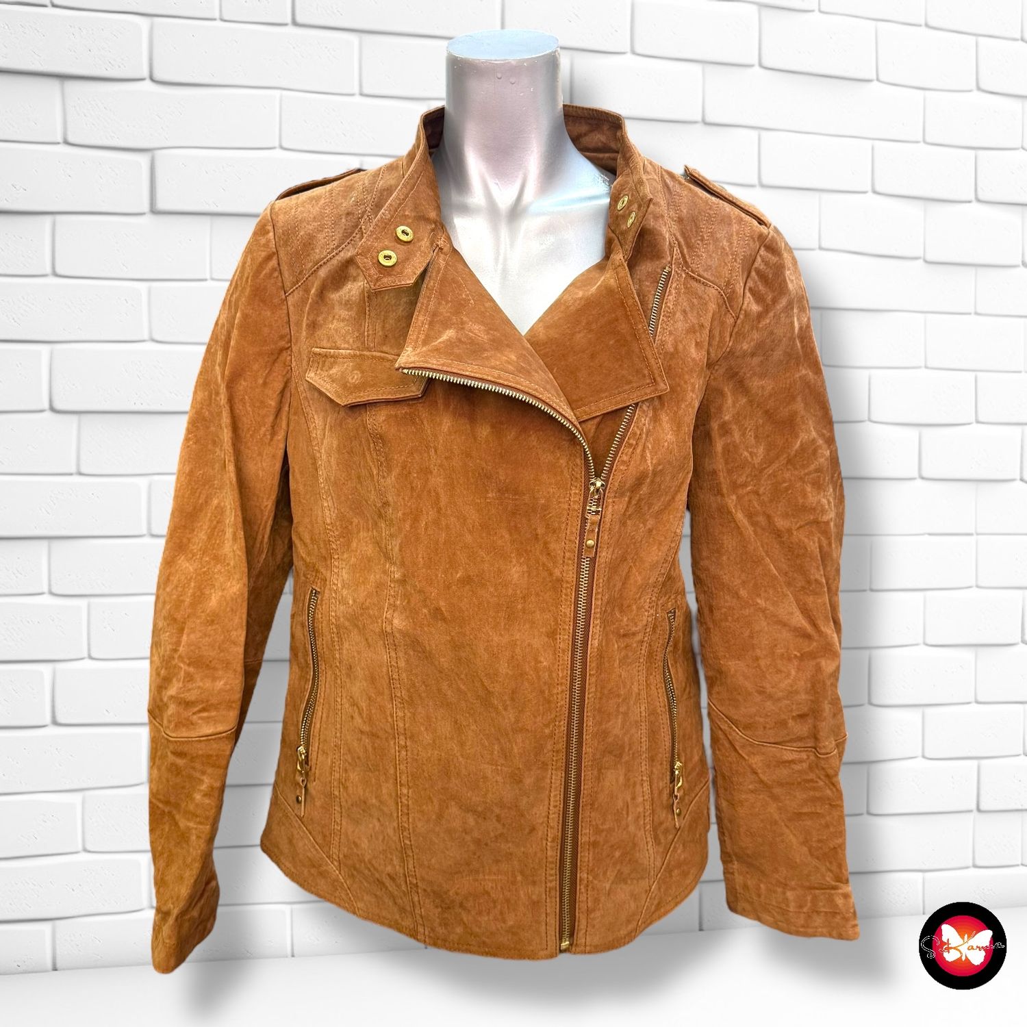 Cazadora de ante C&amp;A Talla 42