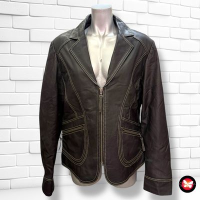 **HOY** Cazadora de piel BONCETTI Talla 44