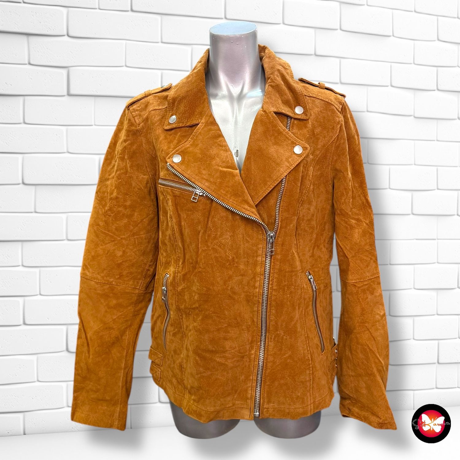 Cazadora de ante C&amp;A Talla 44 (pequeña)